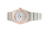  Shop Authentic Omega Constellation Quartz Diamonds Mother of Pearl Dial Two Tone Steel Strap Watch for Women - 131.25.25.60.55.001 - Luxxuri