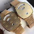  Shop Authentic Gucci Grip Yellow Gold Dial Yellow Gold Steel Strap Unisex Watch -  YA157403 - Luxxuri