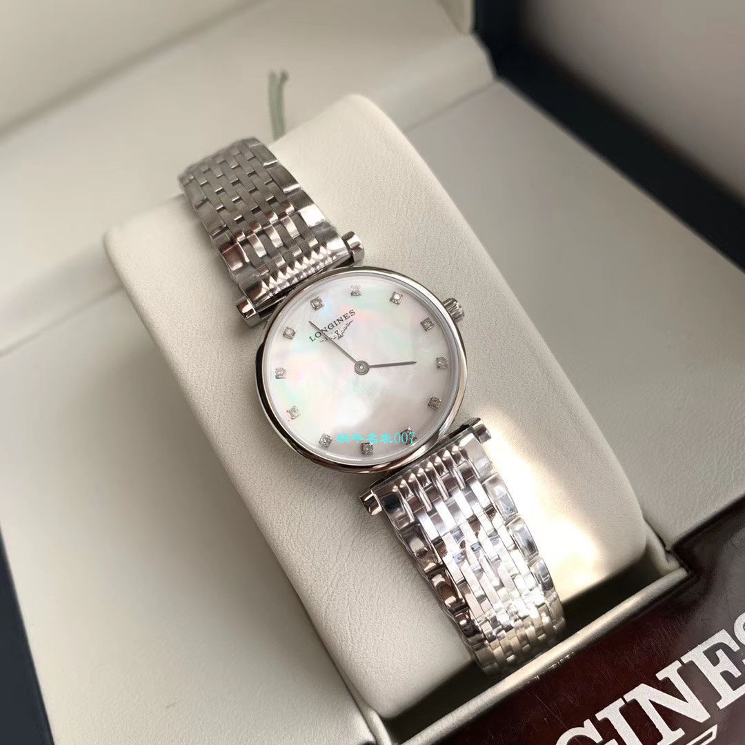  Shop Authentic Longines La Grande Classique Diamonds White Dial Silver Steel Strap Watch for Women - L4.209.4.87.6 - Luxxuri