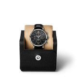  Shop Authentic IWC Portofino Chronograph Black Dial Black Leather Strap Watch for Men - IW391029 - Luxxuri