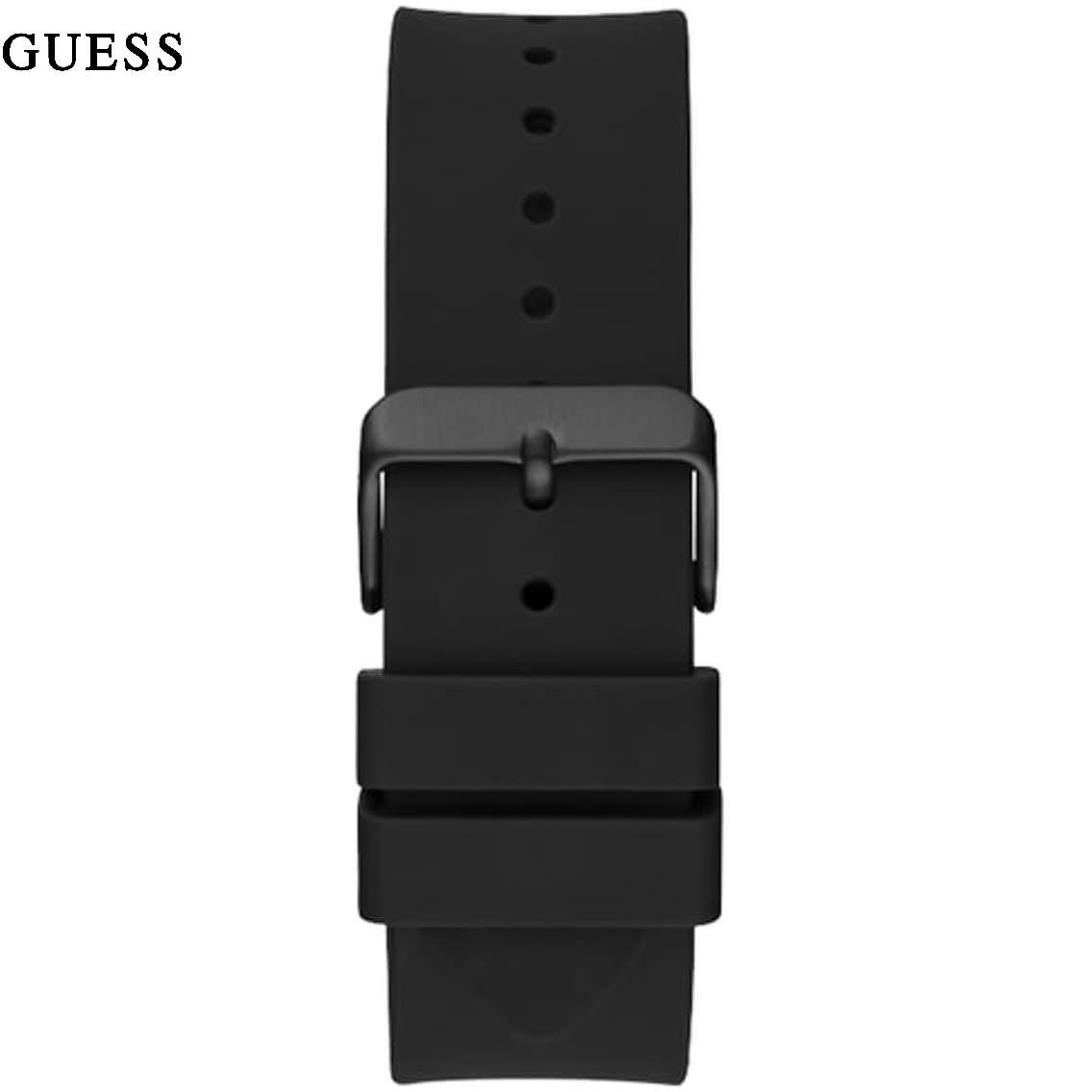  Shop Authentic Guess Genesis Quartz Black Dial Black Silicone Strap Watch For Men - W1254G2 - Luxxuri