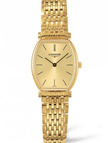  Shop Authentic Longines La Grande Classique Tonneau 22 Yellow Gold Watch for Women - L4.205.2.32.8 - Luxxuri