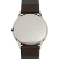  Shop Authentic Calvin Klein Minimal Silver Dial Brown Leather Strap Watch for Men - K3M211G6 - Luxxuri
