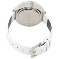  Shop Authentic Calvin Klein Rise White Grey Dial White Leather Strap Watch for Women - K7A231L6 - Luxxuri
