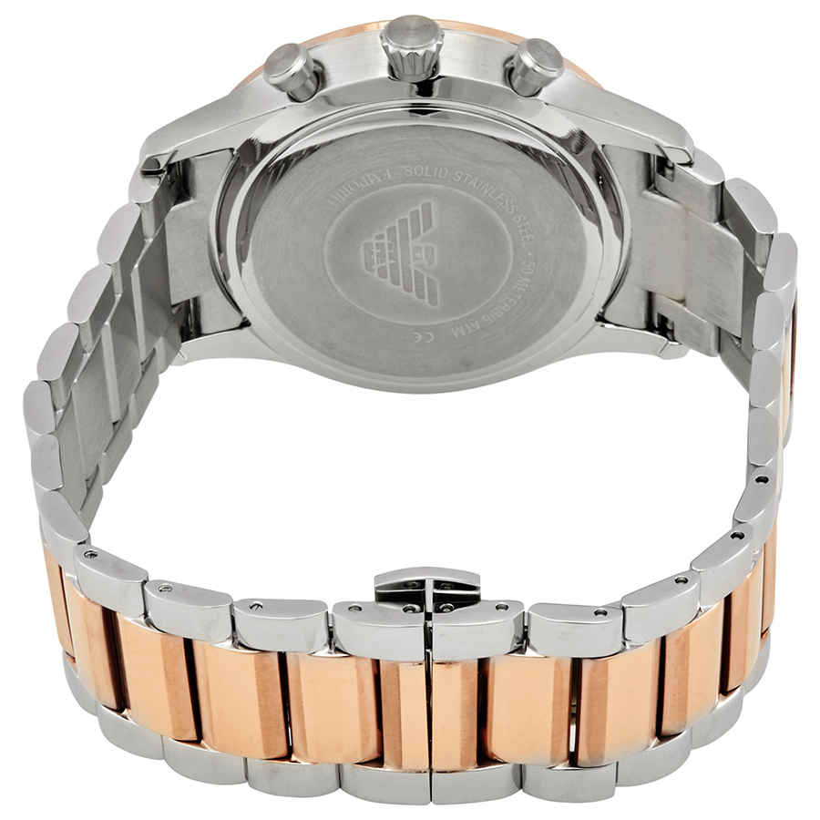  Shop Authentic Emporio Armani Giovanni Chronograph Quartz White Dial Two Tone Steel Strap Watch For Men - AR11209 - Luxxuri