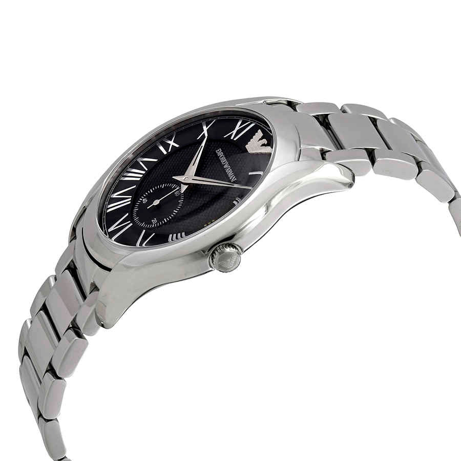  Shop Authentic Emporio Armani Valente Quartz Black Dial Silver Steel Strap Watch For Men - AR11086 - Luxxuri