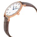  Shop Authentic Daniel Wellington Dapper York White Dial Brown Leather Strap Watch For Men - DW00100085 - Luxxuri