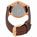  Shop Authentic Daniel Wellington Dapper Bristol White Dial Brown Leather Strap Watch For Men - DW00100086 - Luxxuri