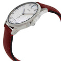  Shop Authentic Gucci G Timeless Automatic Silver Dial Red Leather Strap Watch For Men - YA126346 - Luxxuri