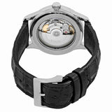  Shop Authentic Gucci G Timeless Automatic Silver Dial Black Leather Strap Unisex Watch - YA126468 - Luxxuri