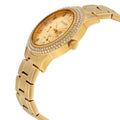  Shop Authentic Guess Bedazzle Diamonds Gold Dial Gold Steel Strap Watch For Women - W1097L2 - Luxxuri