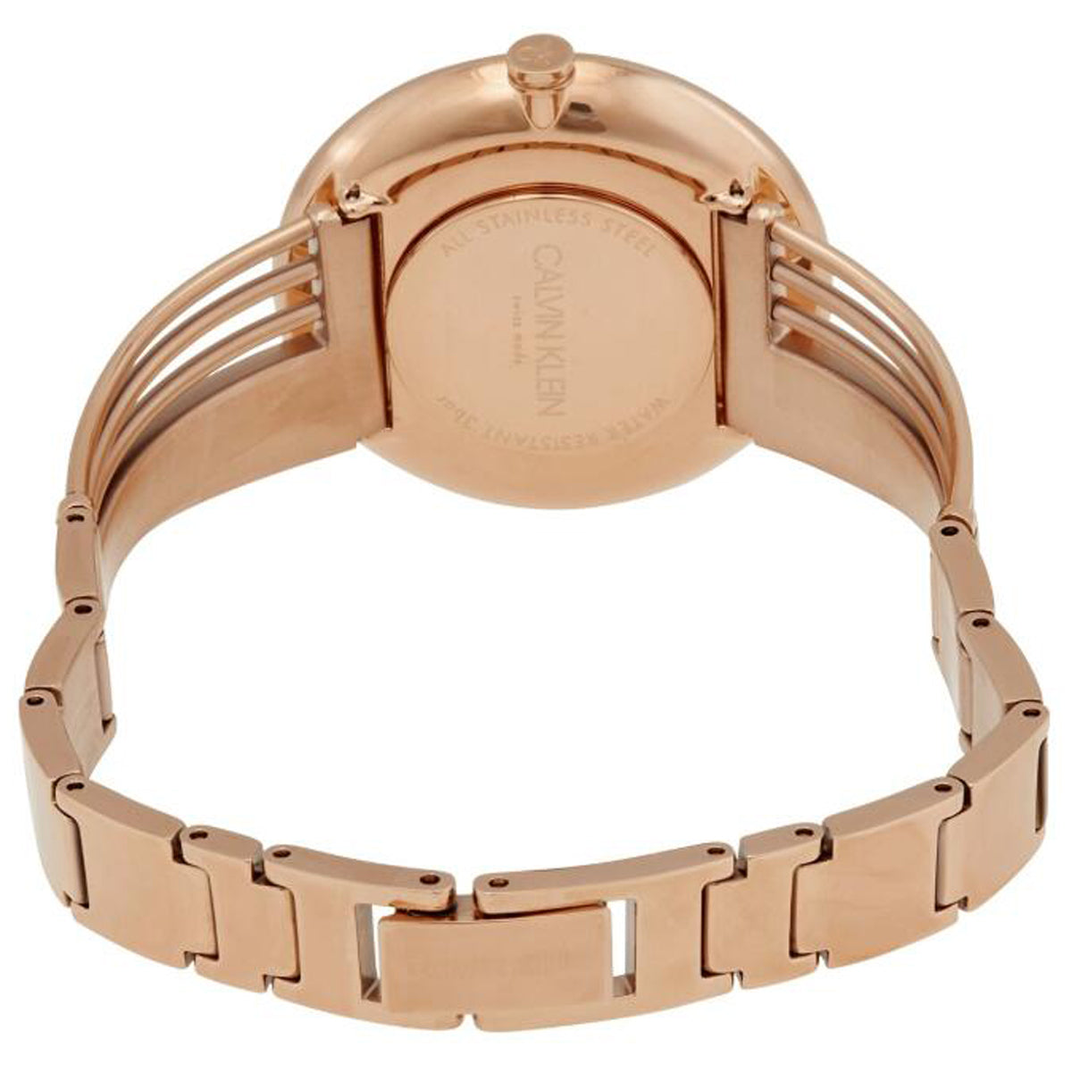  Shop Authentic Calvin Klein Drift White Dial Rose Gold Steel Strap Watch for Women - K6S2N616 - Luxxuri