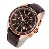  Shop Authentic Hugo Boss Driver Chronograph Brown Dial Brown Leather Strap Watch For Men - HB1513093 - Luxxuri