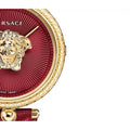  Shop Authentic Versace Palazzo Empire Red Dial Red Leather Strap Watch for Women - VCO120017 - Luxxuri