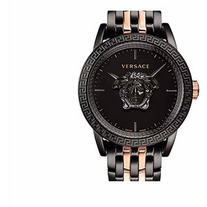  Shop Authentic Versace Palazzo Empire Black Dial Two Tone Steel Strap Watch for Men - VERD00618 - Luxxuri
