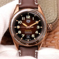  Shop Authentic Tag Heuer Autavia Brown Dial Brown Leather Strap Watch for Men - WBE5191.FC8276 - Luxxuri