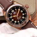  Shop Authentic Tag Heuer Autavia Brown Dial Brown Leather Strap Watch for Men - WBE5191.FC8276 - Luxxuri