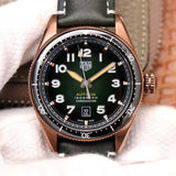  Shop Authentic Tag Heuer Autavia Olive Green Dial Watch for Men - WBE5190.FC8268 - Luxxuri