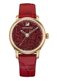  Shop Authentic Swarovski Crystalline Hours Red Crystal Dial Red Leather Strap Watch for Women - 5295380 - Luxxuri