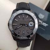  Shop Authentic Tag Heuer Aquaracer 300 Swiss Limited Edition Black Dial Black Nylon Strap Watch for Men - WAY218B.FC6364 - Luxxuri