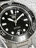  Shop Authentic Tag Heuer Aquaracer Professional 300 Automatic Black Dial Silver Steel Strap Watch for Women - WBP231D.BA0626 - Luxxuri