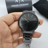  Shop Authentic Armani Exchange Cayde Analog Black Dial Black Steel Strap Watch For Men - AX2701 - Luxxuri