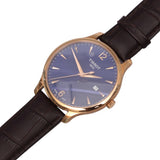  Shop Authentic Tissot T Classic Tradition Blue Dial Brown Leather Strap Watch For Men - T063.610.36.047.00 - Luxxuri