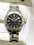  Shop Authentic Tag Heuer Aquaracer Professional 200 Quartz Black Dial Silver Steel Strap Watch for Men - WBP1110.BA0627 - Luxxuri
