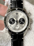  Shop Authentic Tag Heuer Autavia Chronometer Flyback Chronograph Silver Dial Black Leather Strap Watch for Men - CBE511B.FC8279 - Luxxuri