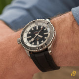  Shop Authentic Breitling Superocean Automatic 46 Black Dial Black Rubber Strap Watch for Men - A17378211B1S1 - Luxxuri