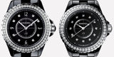  Shop Authentic Chanel J12 Diamonds Ceramic Black Dial Black Steel Strap Watch for Women - J12 H3108 - Luxxuri