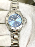  Shop Authentic Tag Heuer Aquaracer Professional 200 Quartz Blue Dial Silver Steel Strap Watch for Women - WBP1415.BA0622 - Luxxuri