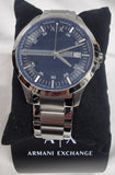  Shop Authentic Armani Exchange Hampton Chronograph Blue Dial Silver Steel Strap Watch For Men - AX2132 - Luxxuri