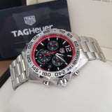  Shop Authentic Tag Heuer Formula 1 Chronograph Black Dial Silver Steel Strap Watch for Men - CAZ101Y.BA0842 - Luxxuri
