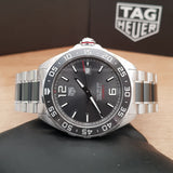  Shop Authentic Tag Heuer Formula 1 Calibre 5 Chronograph Anthracite Dial Silver Steel Strap Watch for Men - WAZ2011.BA0842 - Luxxuri
