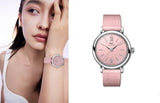  Shop Authentic IWC Portofino Automatic Pink Dial Pink Leather Strap Watch for Women - IW357417 - Luxxuri