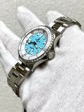  Shop Authentic Breitling Superocean Automatic 36 Turquoise Dial Silver Steel Strap Watch for Men - A17377211C1A1 - Luxxuri