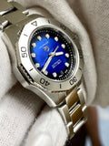  Shop Authentic Tag Heuer Aquaracer Professional 200 Automatic Diamond Blue Dial Silver Steel Strap Watch for Women - WBP2411.BA0622 - Luxxuri