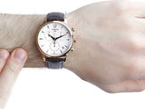  Shop Authentic Tissot T Classic Tradition Chronograph White Dial Brown Leather Strap Watch For Men - T063.617.36.037.00 - Luxxuri