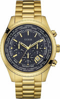  Shop Authentic Guess Multifunction Black Dial Gold Steel Strap Watch for Men  - W0602G1 - Luxxuri