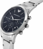  Shop Authentic Emporio Armani Renato Chronograph Blue Dial Silver Steel Strap Watch For Men - AR2486 - Luxxuri