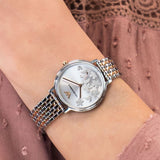  Shop Authentic Emporio Armani Silver Sunray Dial Two Tone Steel Strap Watch For Women - AR11113 - Luxxuri