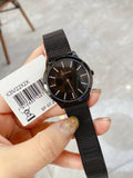  Shop Authentic Calvin Klein Minimal Diamonds Black Dial Black Mesh Bracelet Watch for Women - K3M22X2X - Luxxuri