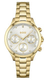  Shop Authentic Hugo Boss Hera White Dial Gold Steel Strap Watch for Women - 1502628 - Luxxuri