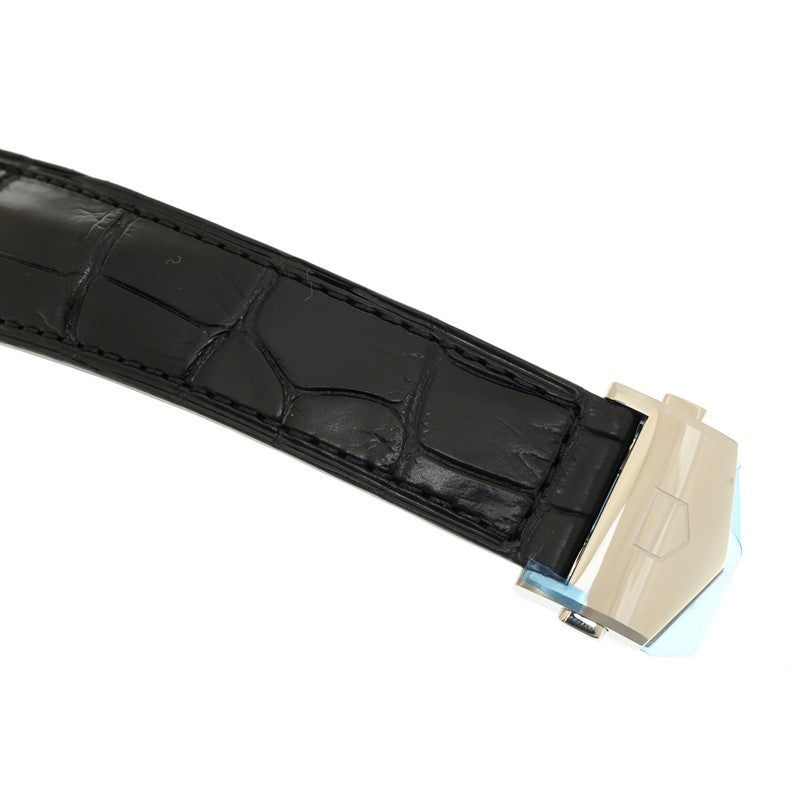  Shop Authentic Tag Heuer Carrera Date Silver Dial Black Leather Strap Watch for Men - WBN2111.FC6505 - Luxxuri