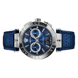  Shop Authentic Versace Aion Chronograph Blue Dial Blue Leather Strap Watch for Men - VE1D01220 - Luxxuri