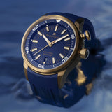  Shop Authentic Maurice Lacroix Pontos Divers Limited Edition Blue Dial Blue Leather Strap Watch For Men - PT6248-BRZ0B-430-4 - Luxxuri
