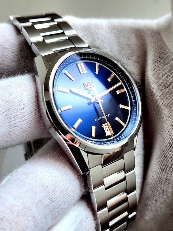  Shop Authentic Tag Heuer Carrera Date Blue Dial Silver Steel Strap Watch for Women - WBN2311.BA0001 - Luxxuri