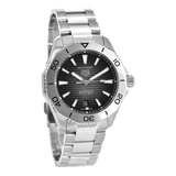  Shop Authentic Tag Heuer Aquaracer Professional 200 Automatic Black Dial Silver Steel Strap Watch for Men - WBP2110.BA0627 - Luxxuri