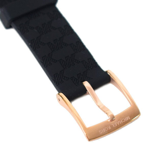  Shop Authentic Michael Kors Jessa Quartz Black Dial Black Silicone Strap Watch For Women - MK7266 - Luxxuri